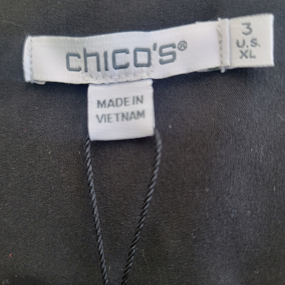 Chico's Tan and Black Leopard Cardigan - Picture 9 of 13